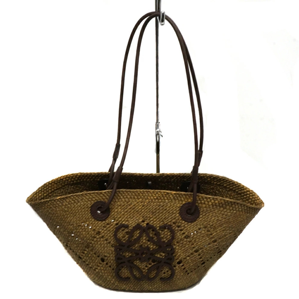 Loewe Basket Bag Brown Woven